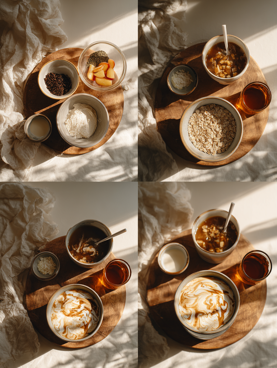 Steps for Peach Matcha Tea Recipe Starbucks Dupe Drink