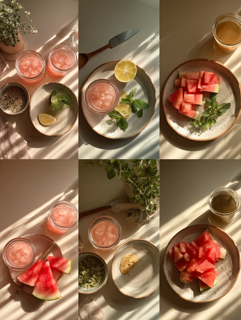 Steps for Watermelon Mint Mocktail Recipe Hydrating Drink