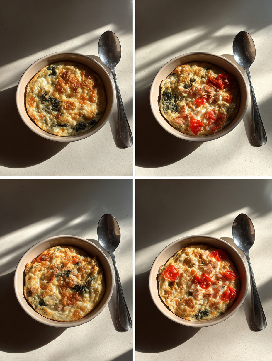 Steps for Delicious Egg Turkey Ham Breakfast Cups