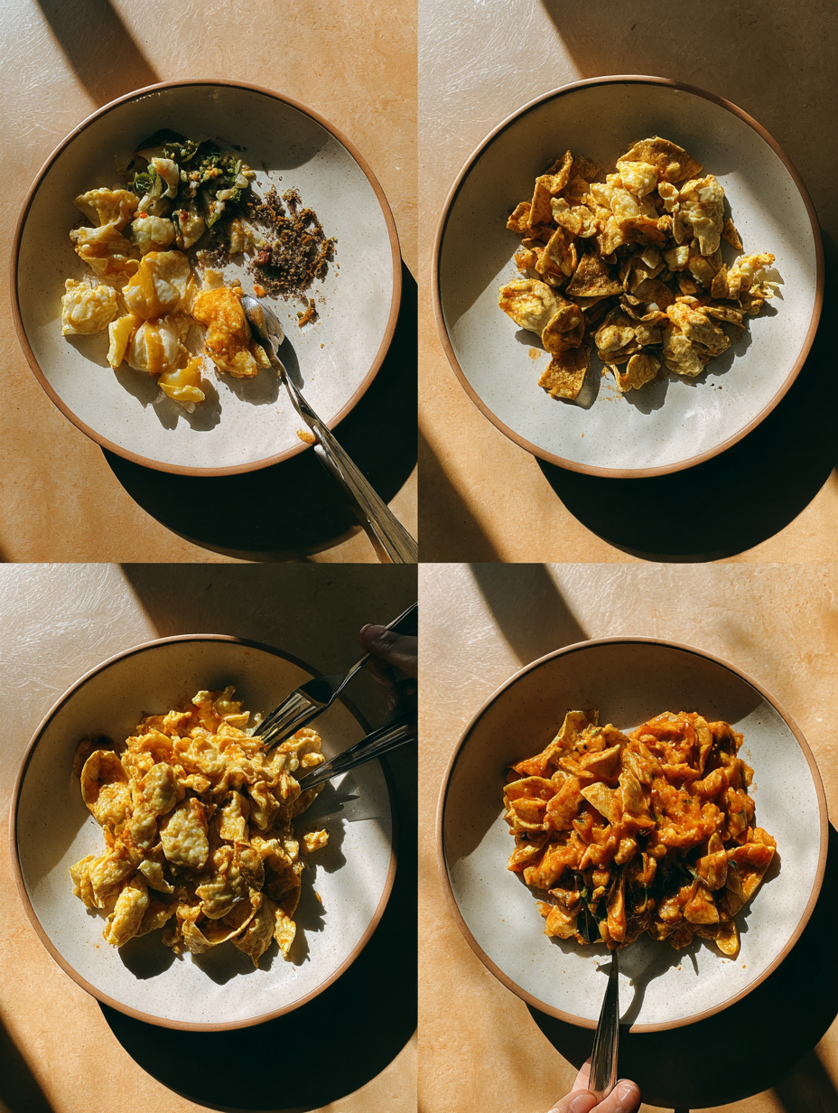 Steps for Birria Breakfast Tacos Recipe Mexican Morning Dish