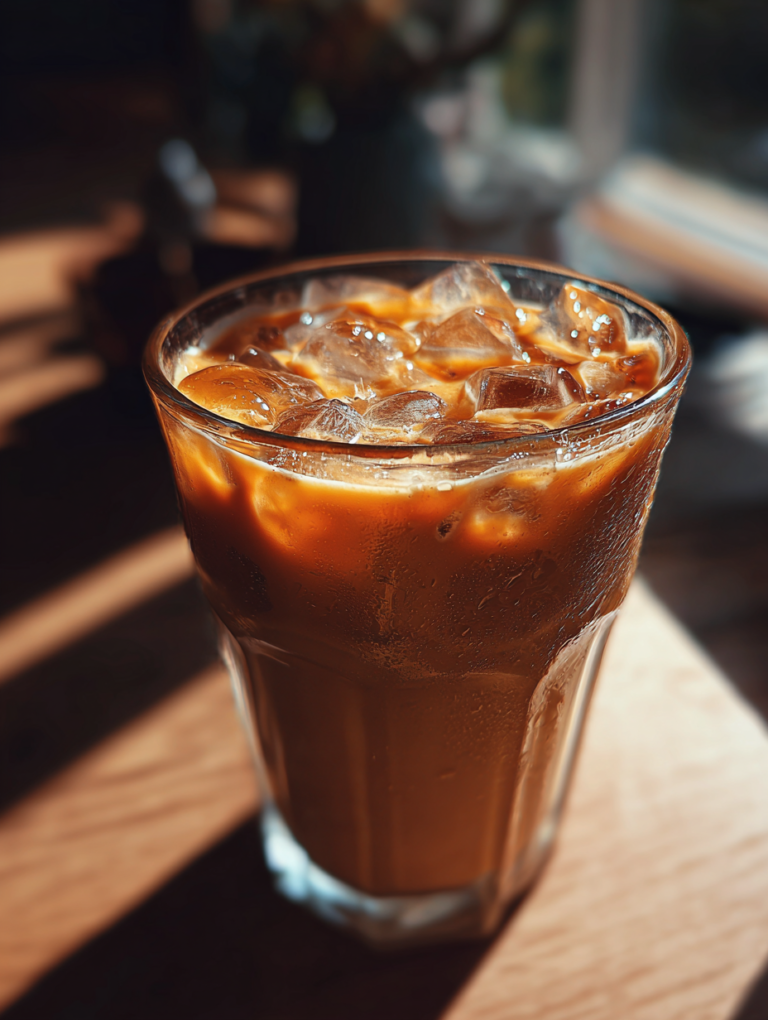 Peach Iced Coffee Recipe Fruity Coffee Drink
