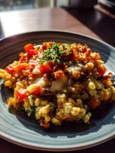 Roasted Rainbow Vegetable Grain Bowl