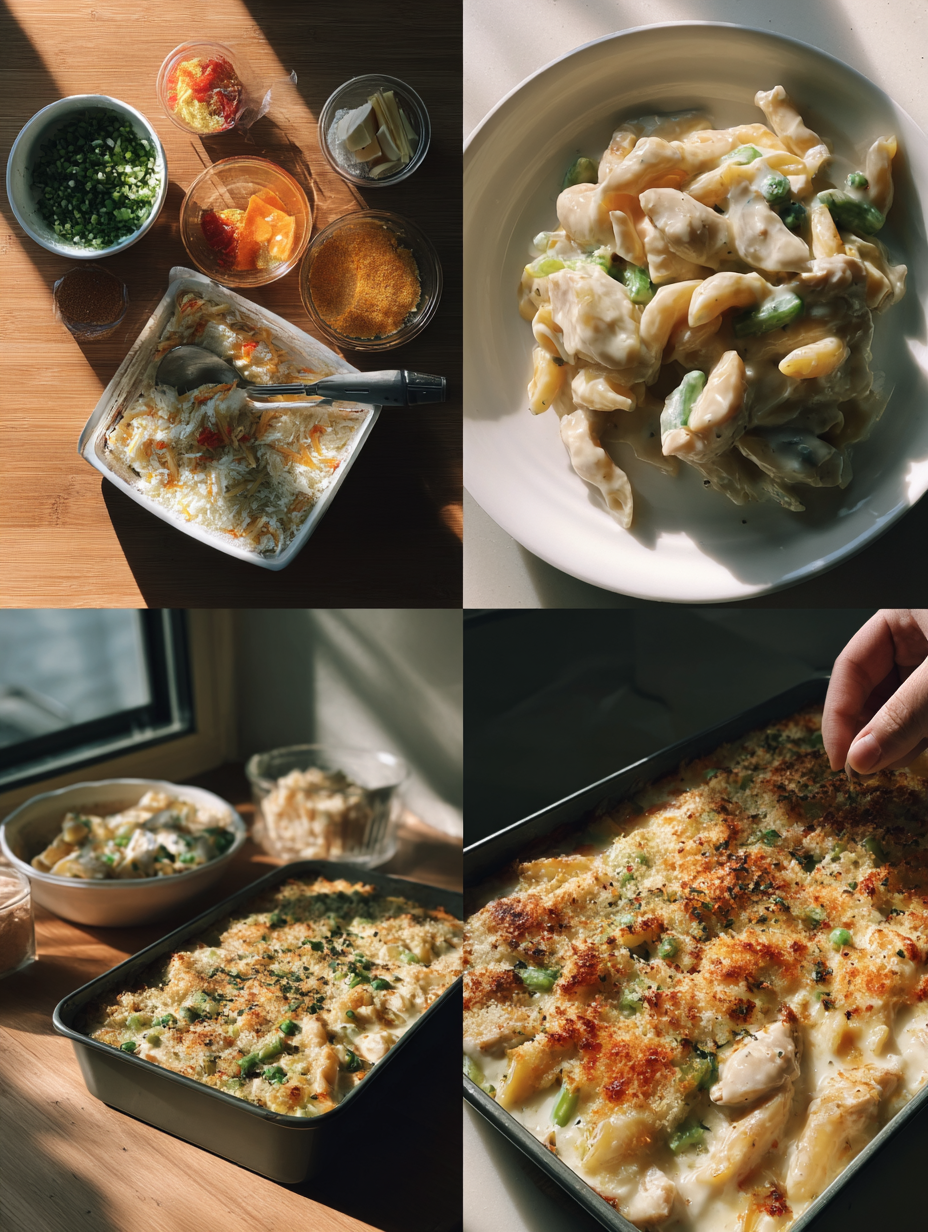 Steps for High Protein Alfredo Bake Creamy Comfort Food Delight