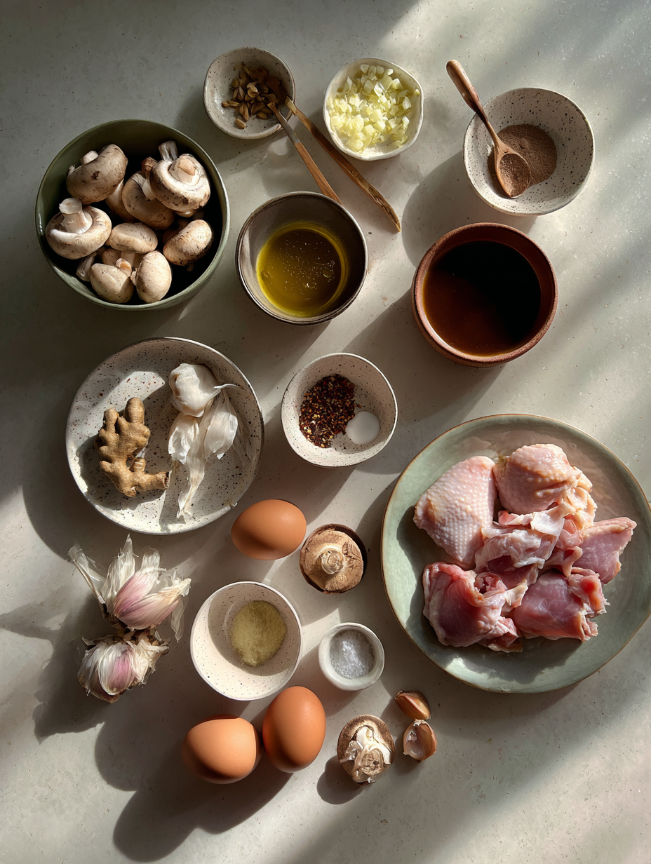 Ingredients for Five-Ingredient Honey Garlic Chicken Thigh