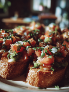 Cowboy Caviar Crostini Recipe Easy Party Appetizer