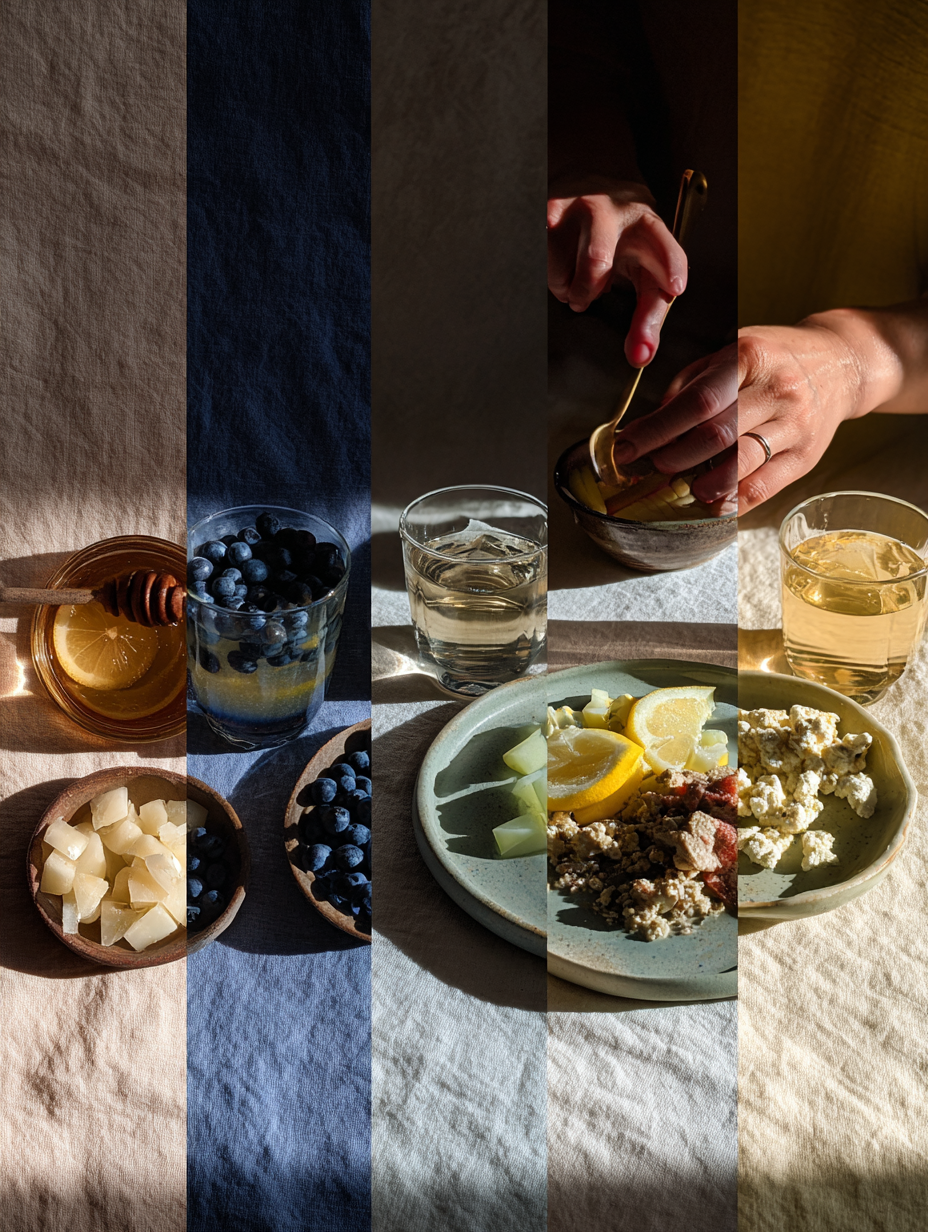 Steps for Blueberry Lemon Mocktail Recipe Sweet Citrus Drink