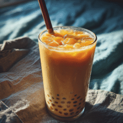 Passion Fruit Boba Lemonade Recipe Tangy Bubble Drink