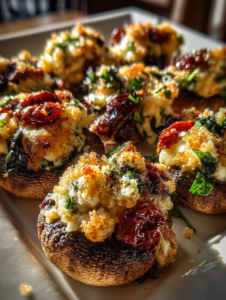Boursin Stuffed Mushrooms Recipe Easy Party Appetizer