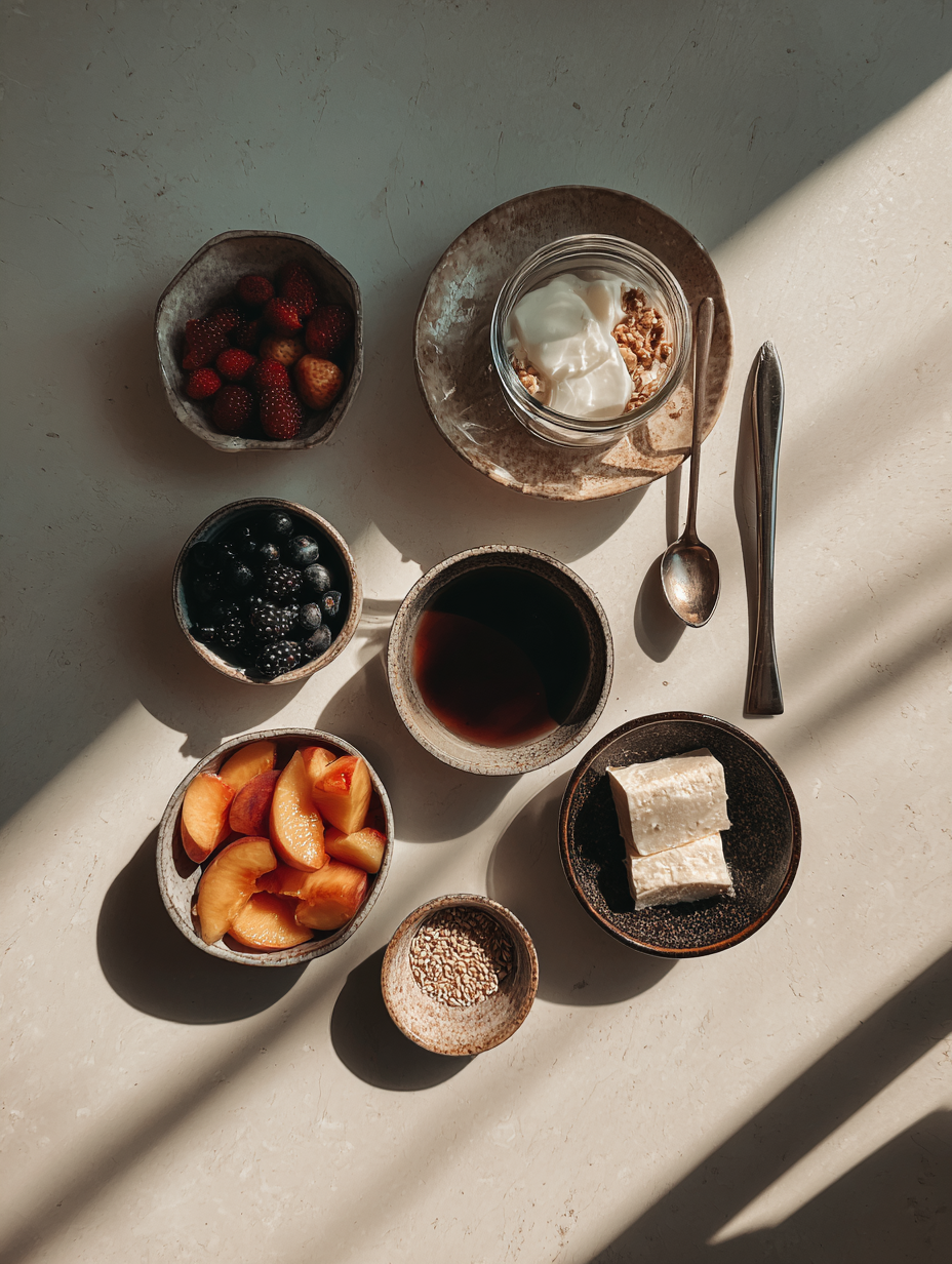 Ingredients for Peach Detox Water Recipe Healthy Infused Drink