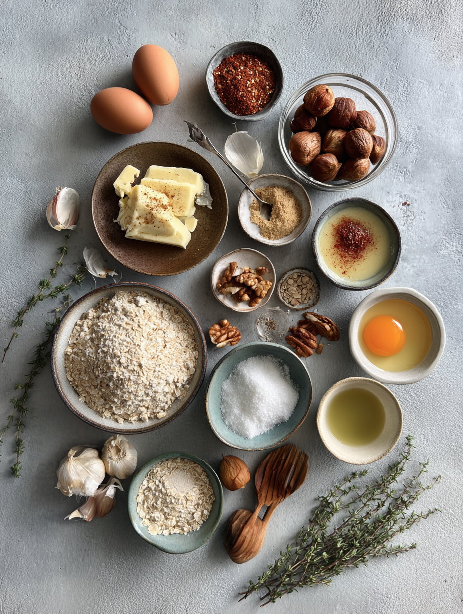 Ingredients for Quick Protein-Packed Breakfast Muffins