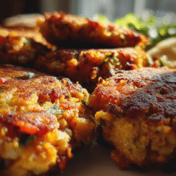 High-Protein Lentil Veggie Patties