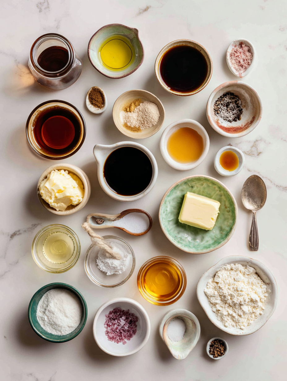 Ingredients for Easy Iced Coffee Recipe at Home