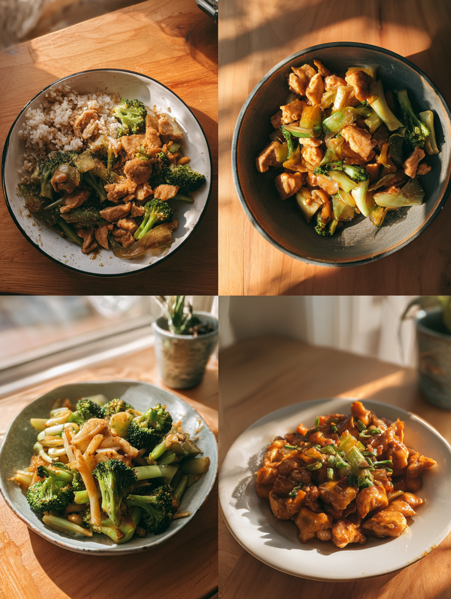 Steps for Balanced Meals Chicken Broccoli Stir-Fry
