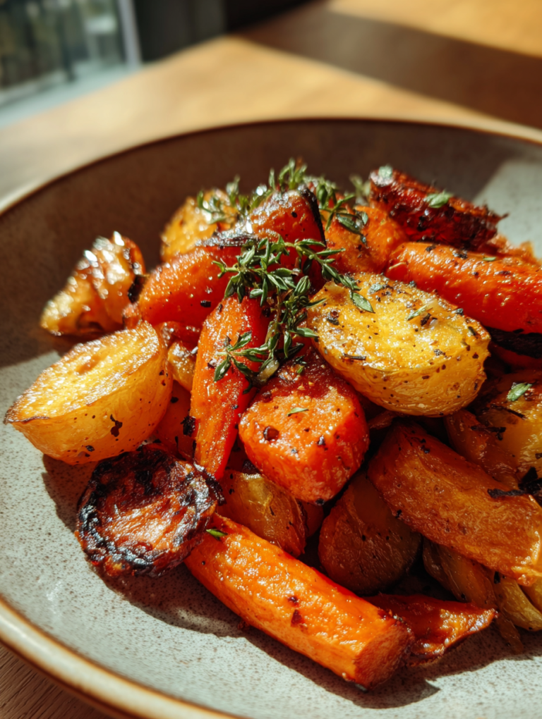 Caramelized Honey-Glazed Roasted Vegetables