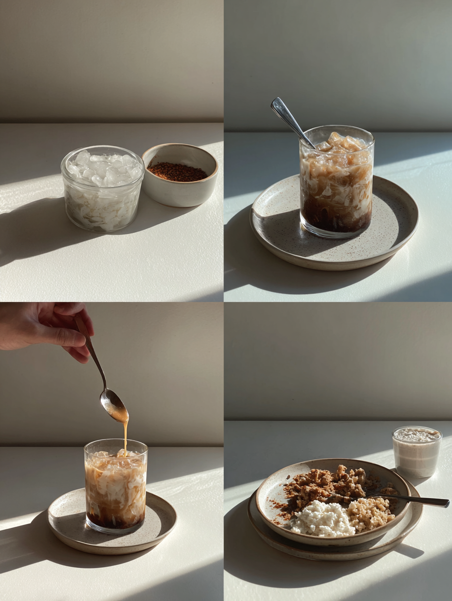 Steps for Chamoy Pickle Slushie Recipe Viral TikTok Drink