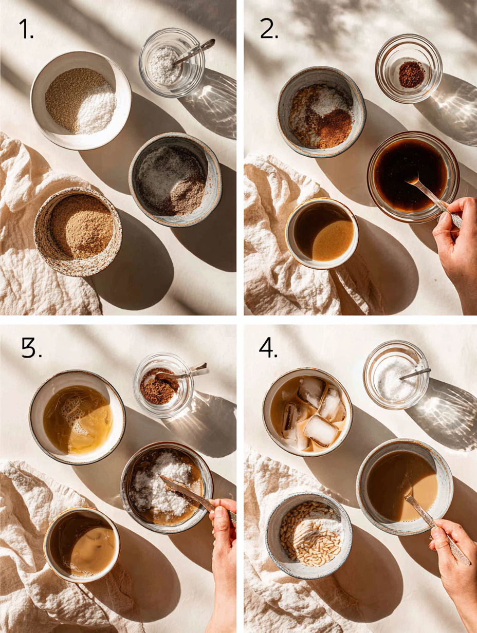 Step by step instructions for Vanilla Iced Latte Recipe A Refreshing Blend of Espresso Van