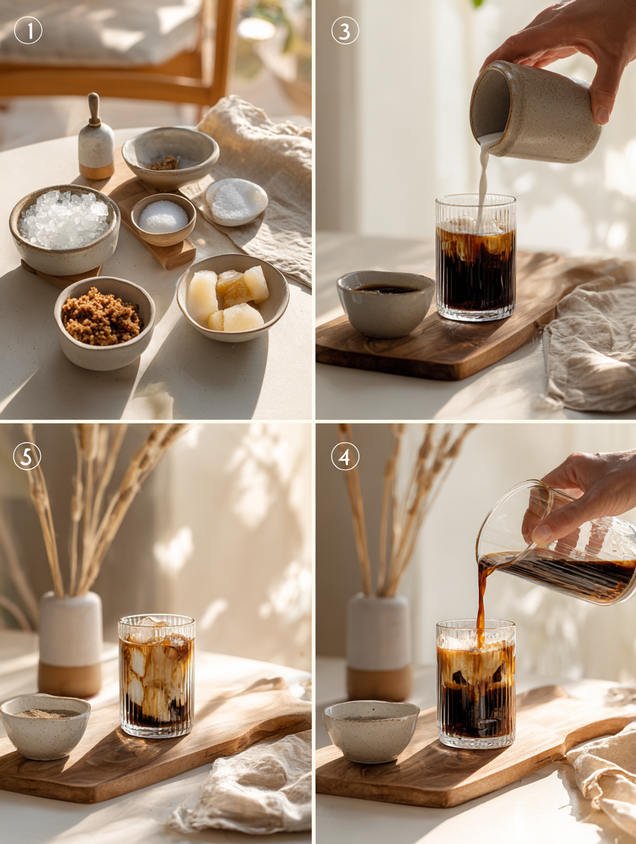 Step by step instructions for Iced Americano A Refreshing Coffee Delight for Anytime Anywh