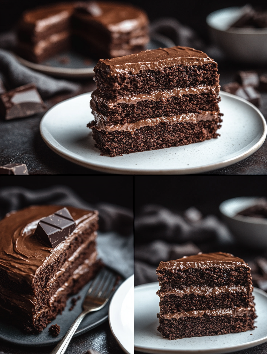 Steps for Vegan Chocolate Cake