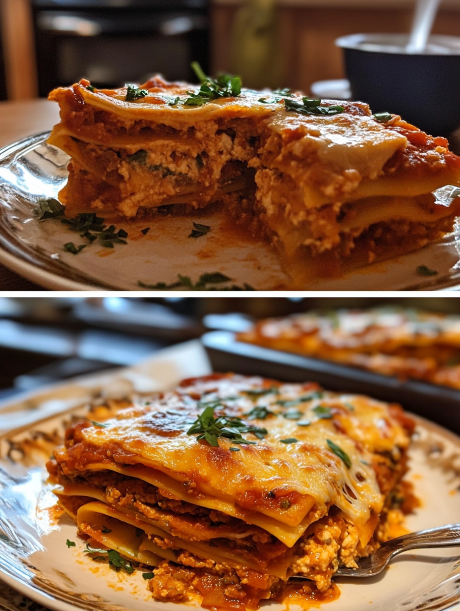 Steps for Vegan Lasagna