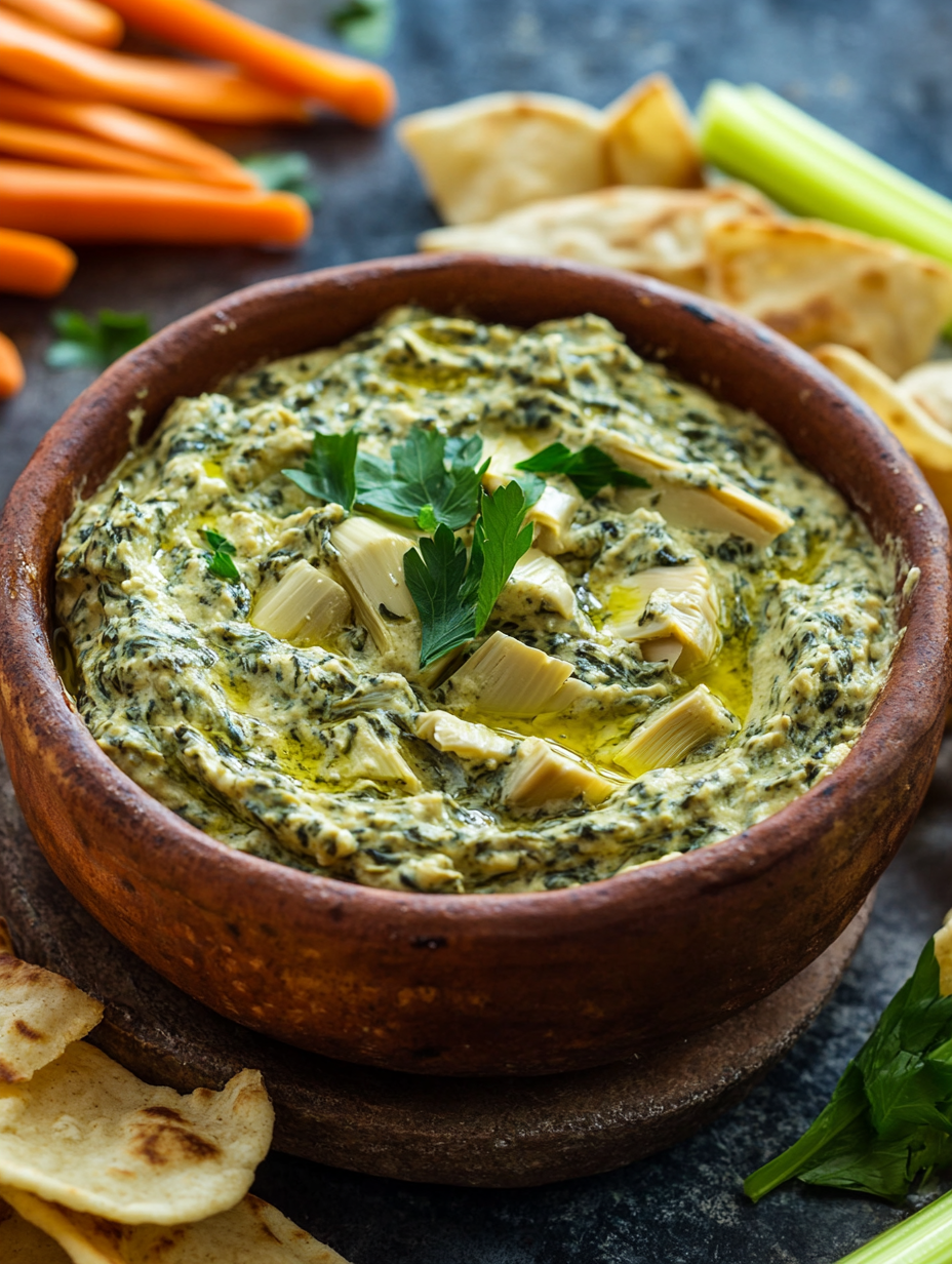 Vegan Spinach Artichoke Dip