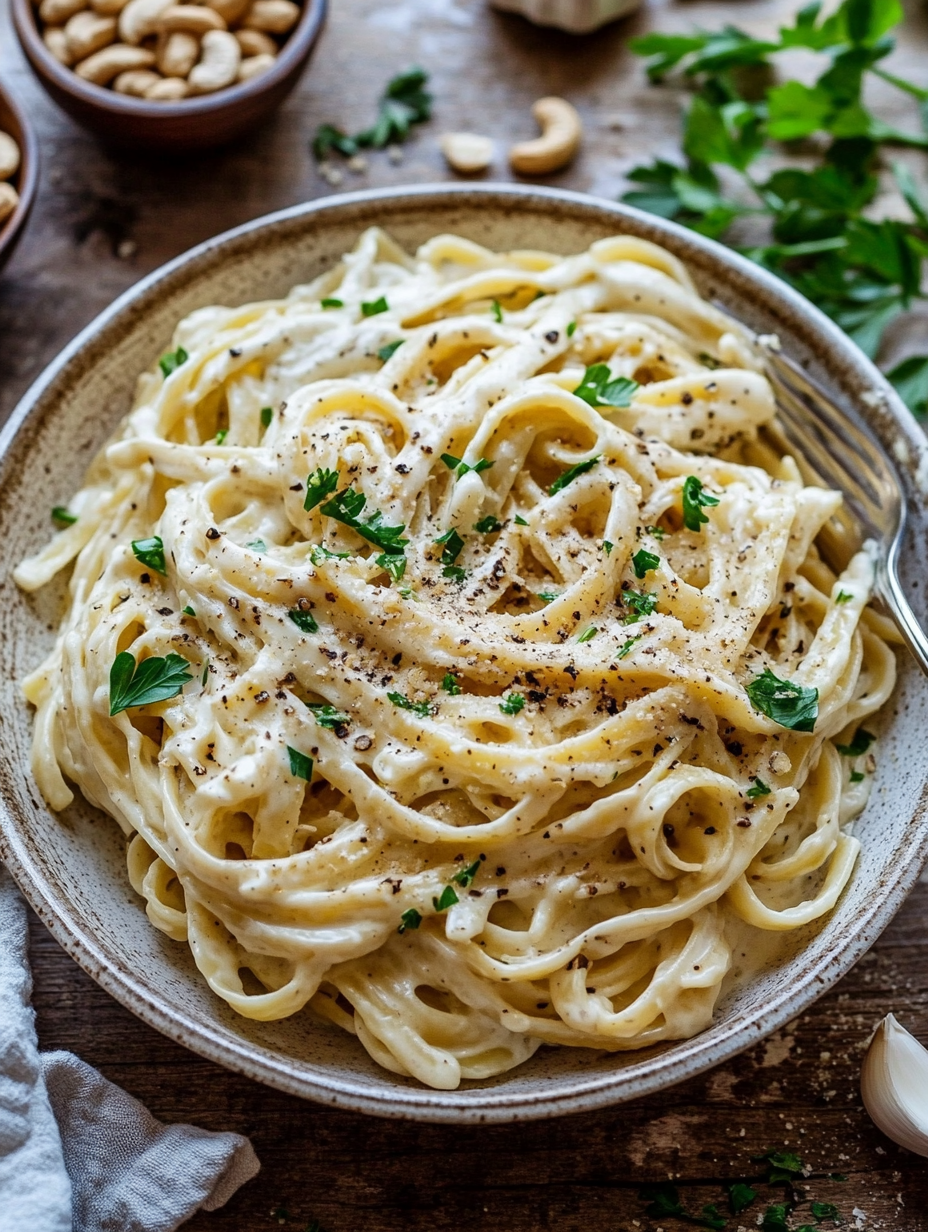 Vegan Creamy Alfredo