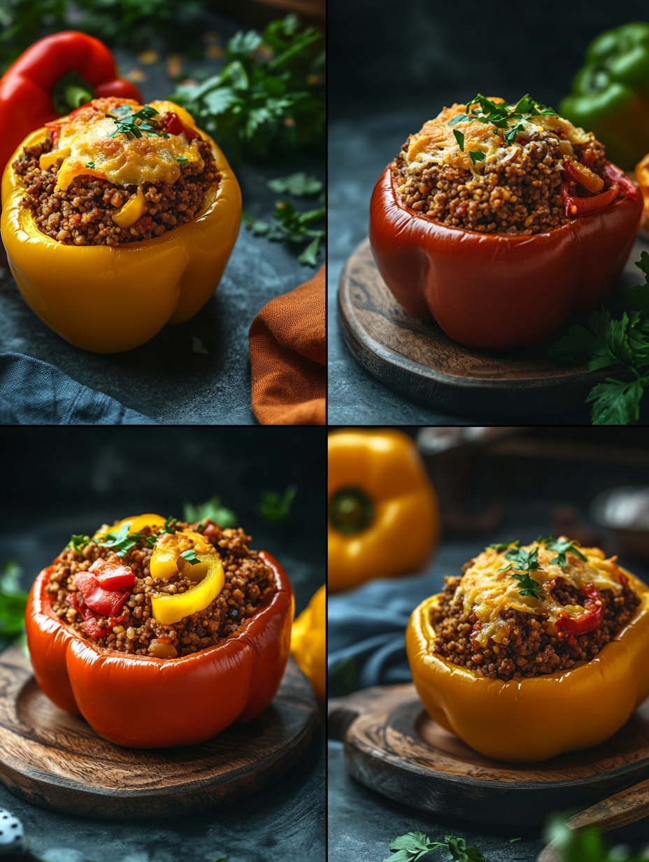 Steps for Vegan Stuffed Peppers