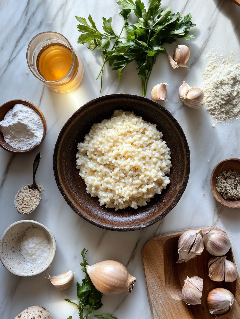 Ingredients for Vegan Risotto