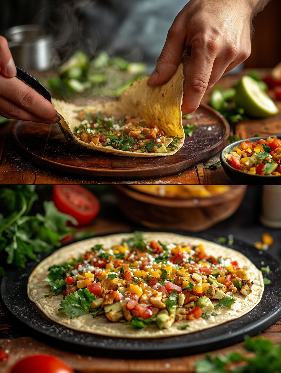 Steps for Vegan Tacos