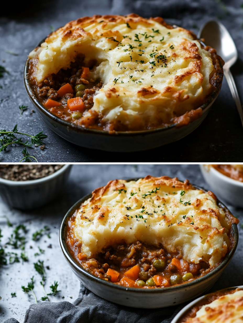 Steps for Savory Vegan Shepherds Pie