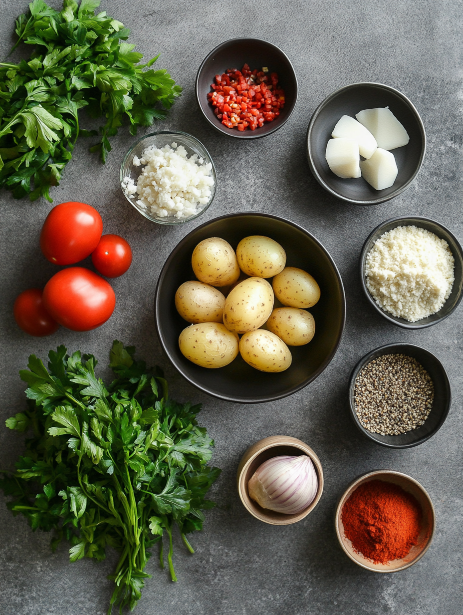 Ingredients for Vegan Potato Salad