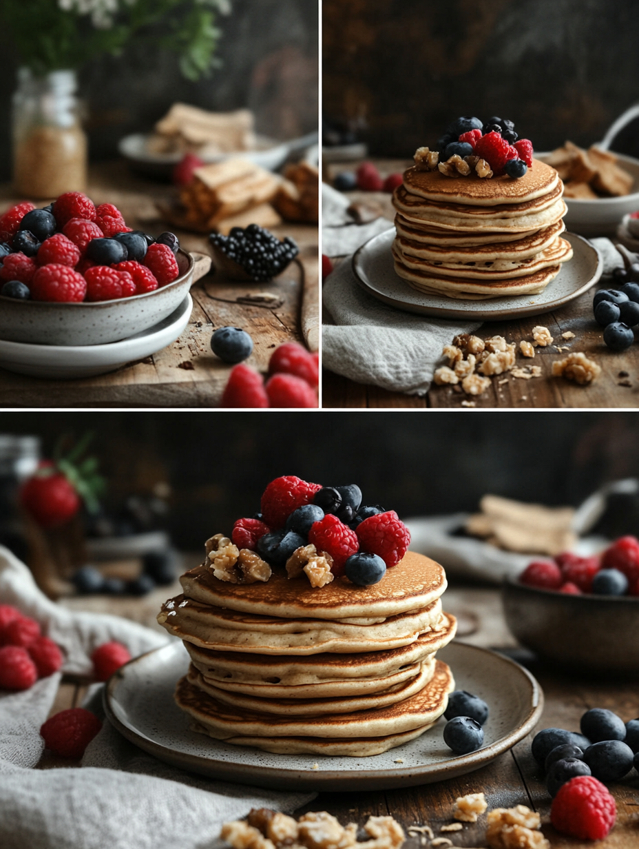 Steps for Vegan Pancakes