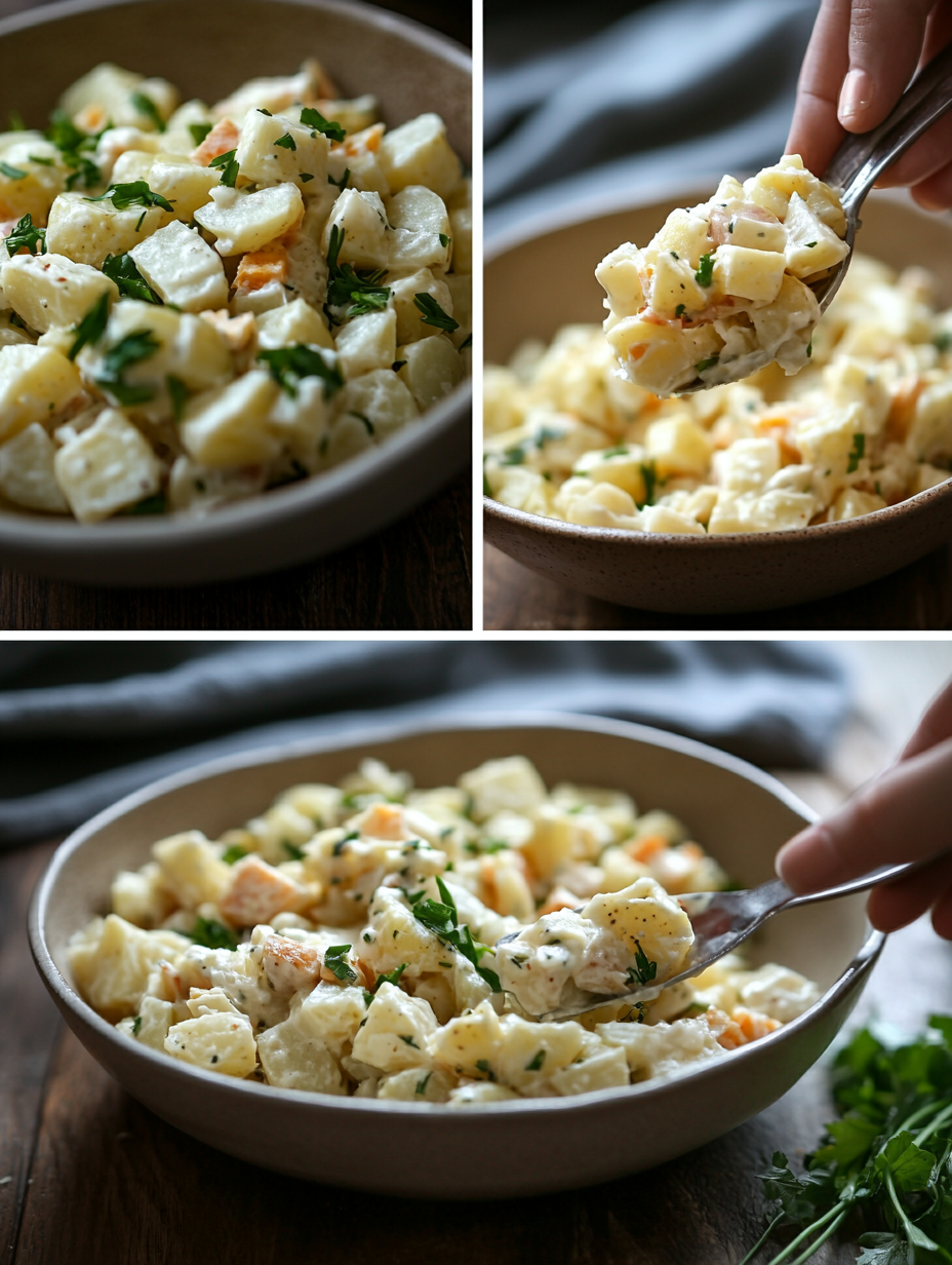 Steps for Vegan Potato Salad