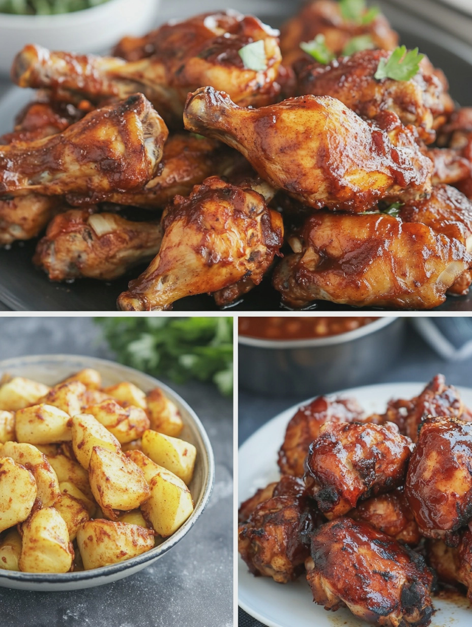 Steps for Air Fryer BBQ Chicken Easy Recipe