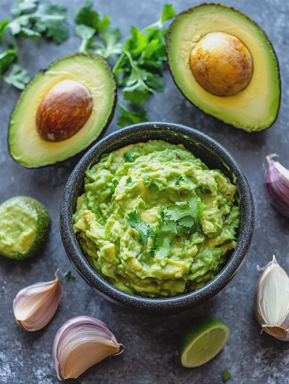Ingredients for Air Fryer Guacamole A Healthy Dip
