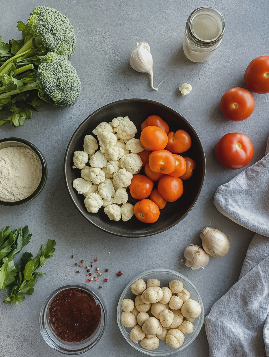 Ingredients for Air Fryer Veggie Chips Healthy Snack