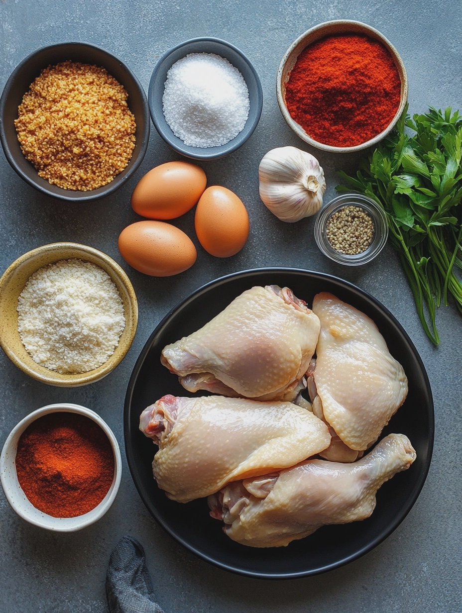 Ingredients for Air Fryer BBQ Chicken Easy Recipe