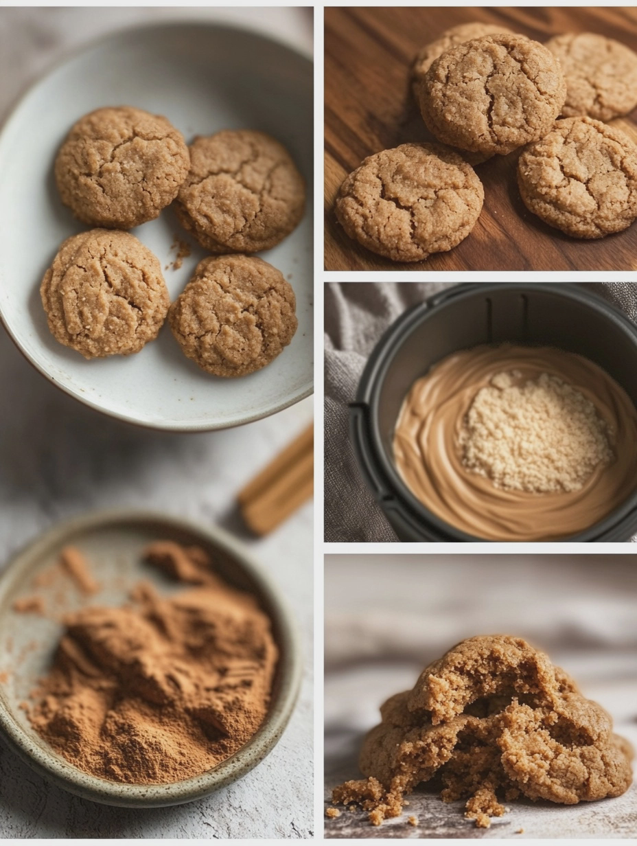 Steps for Air Fryer Peanut Butter Cookies