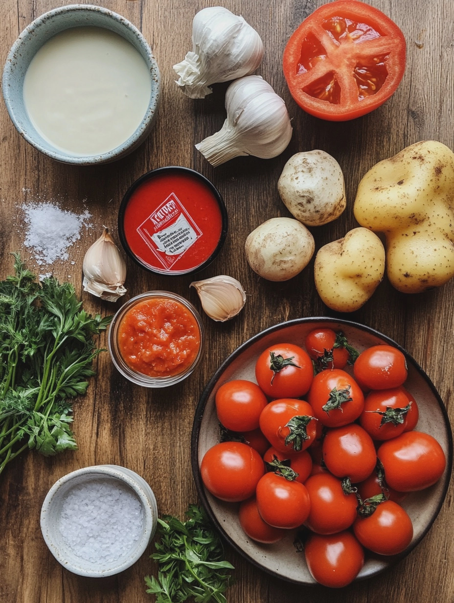 Ingredients for Air Fryer Ratatouille A Vegetable Delight