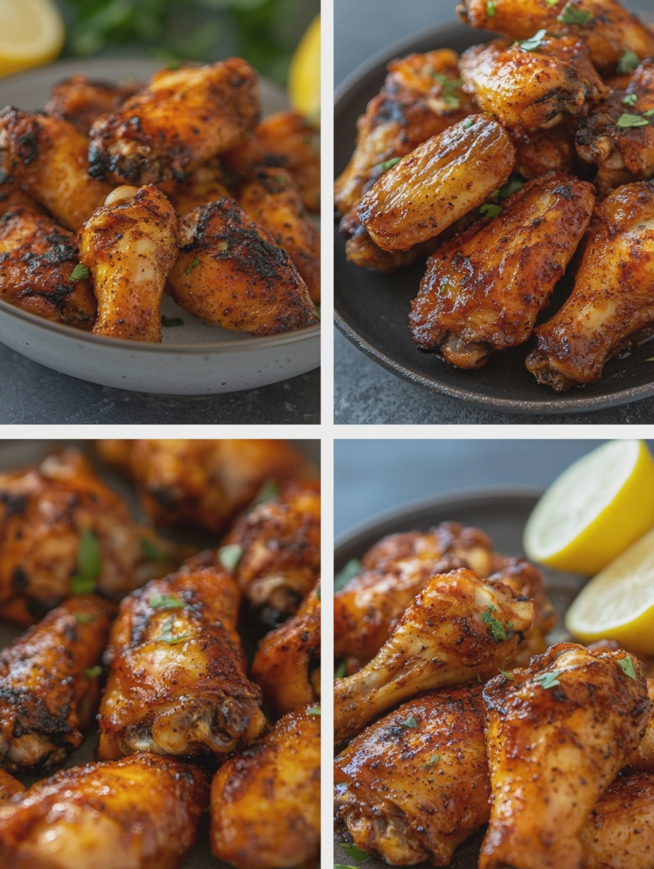 Steps for Air Fryer Lemon Pepper Chicken Wings