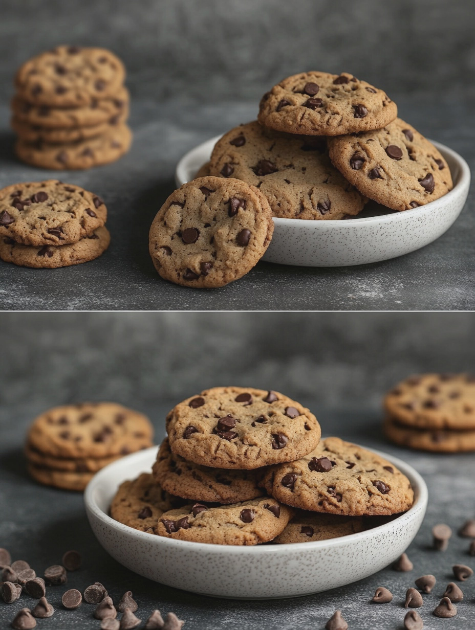 Steps for Air Fryer Chocolate Chip Cookies