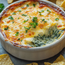 Air Fryer Spinach Artichoke Dip