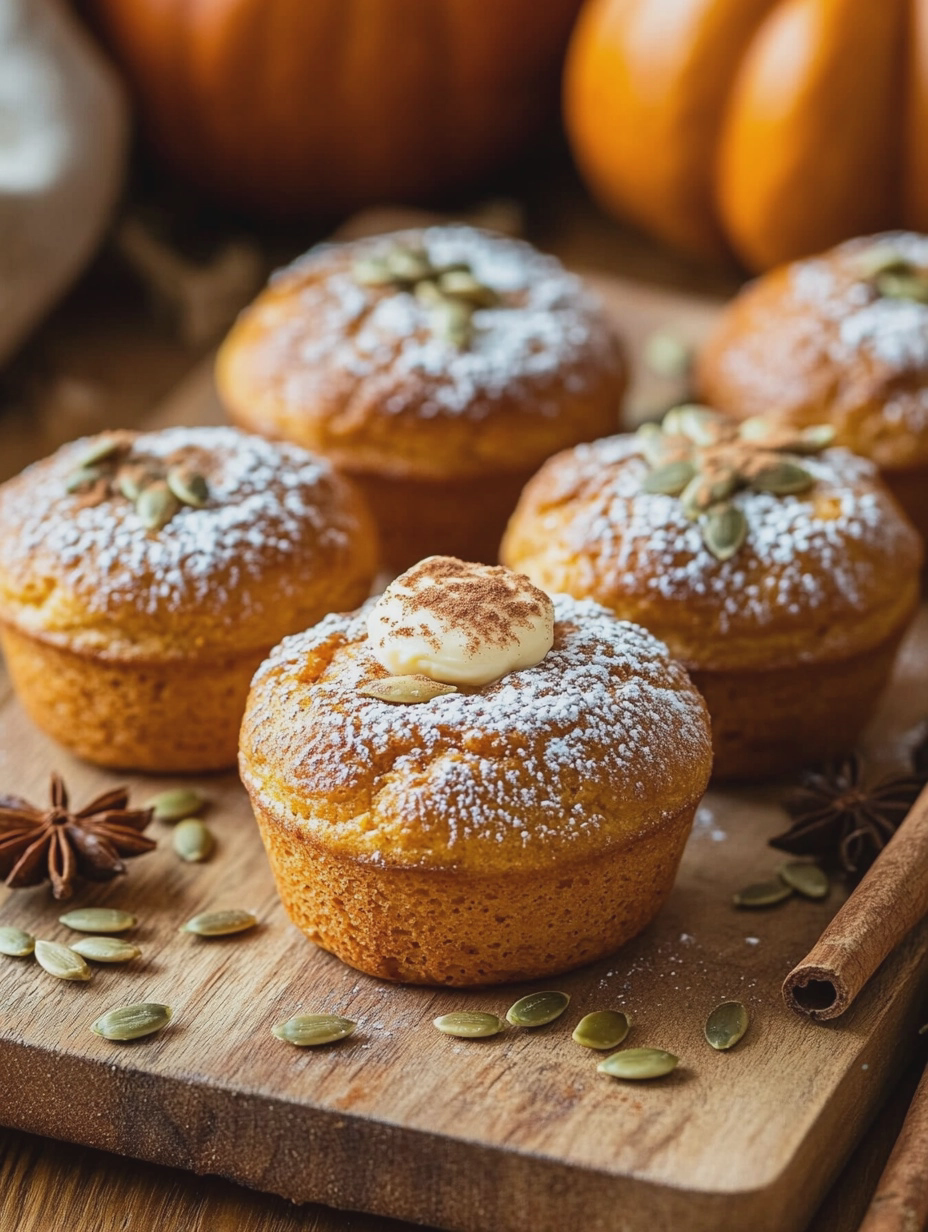 Air Fryer Pumpkin Spice Muffins