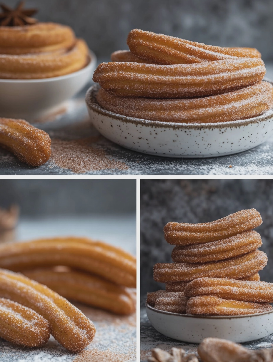 Steps for Air Fryer Cinnamon Sugar Churros