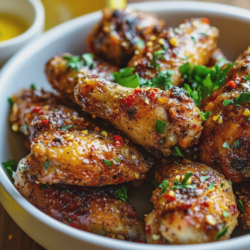 Air Fryer Lemon Pepper Chicken Wings