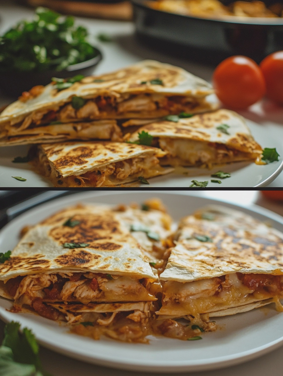 Steps for Easy Air Fryer Chicken Quesadillas