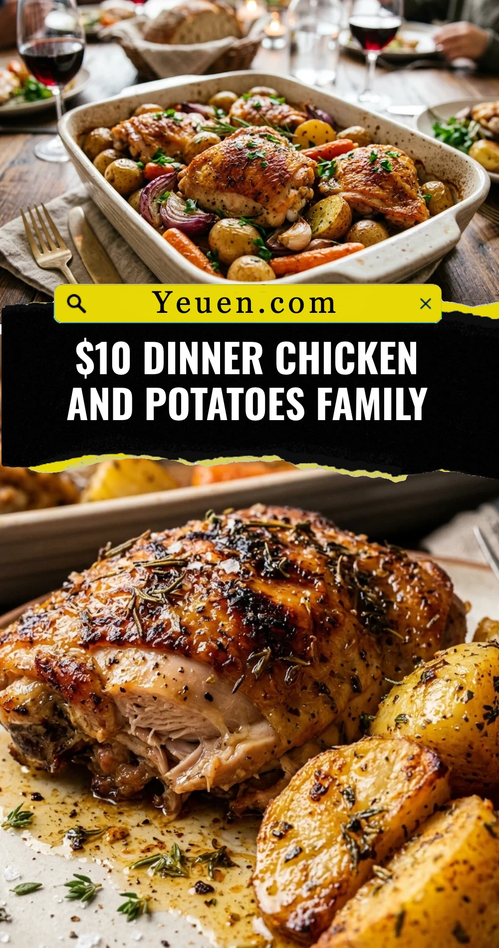 $10 Dinner Chicken and Potatoes Family