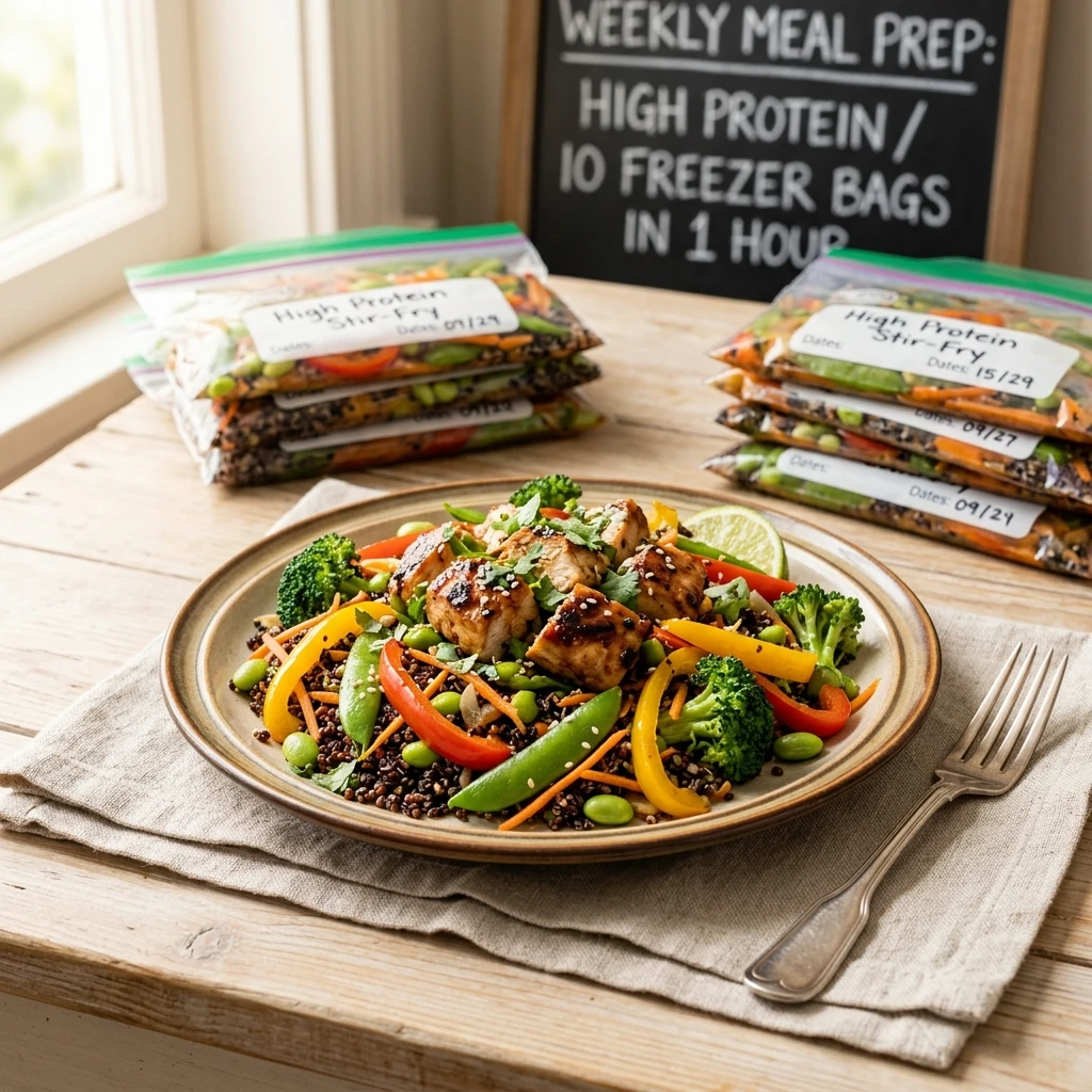 10 Freezer Bags In 1 Hour High Protein