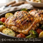 $10 Meals Chicken Thighs Family Dinner