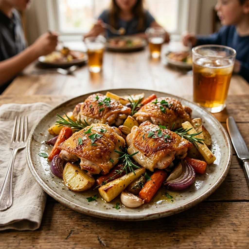 $10 Meals Chicken Thighs Family Dinner