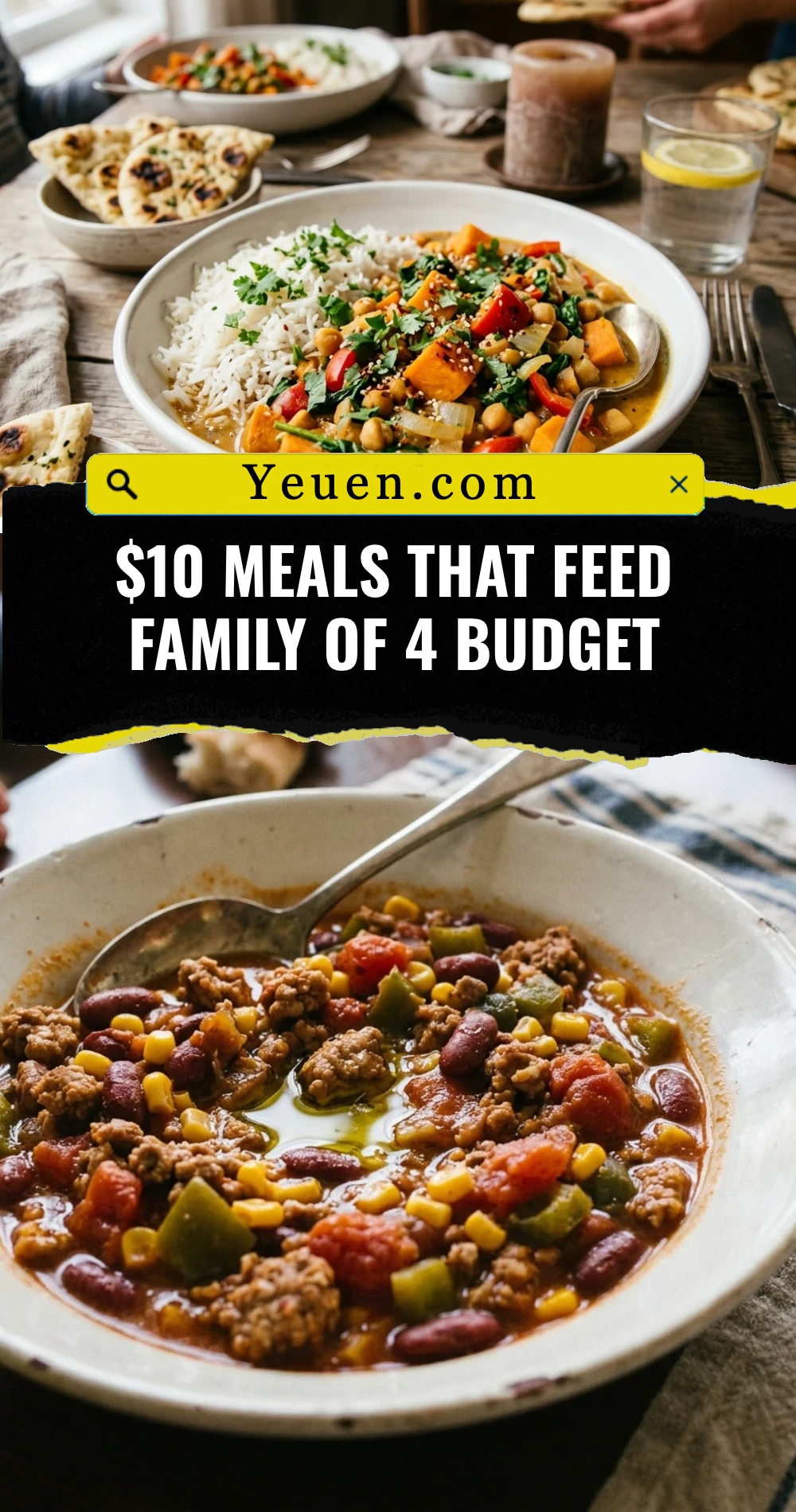 $10 Meals That Feed Family Of 4 Budget